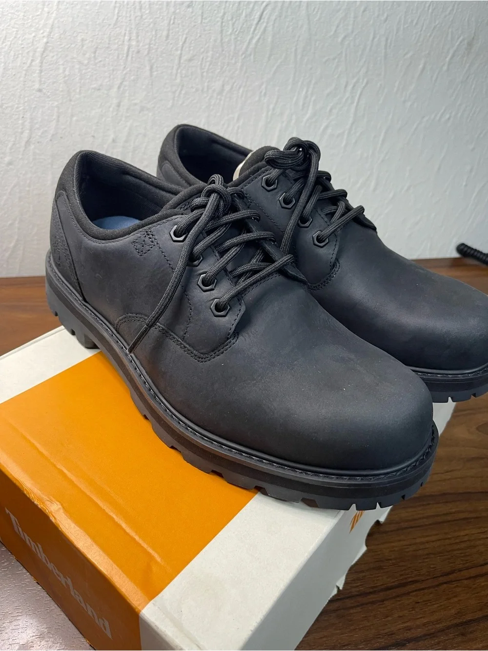 Timberland Britton Road Waterproof Leather Oxford Shoes Black US 9 EU 43 UK 8.5